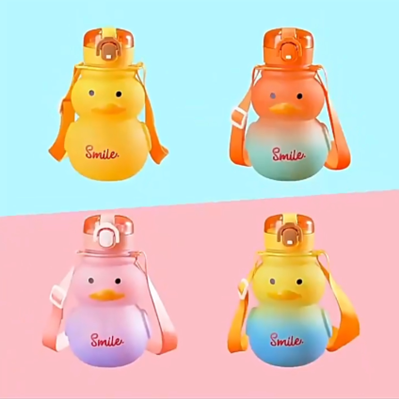 Smart Water Bottle Tracker - 650ml Cute Water Bottle for Girls