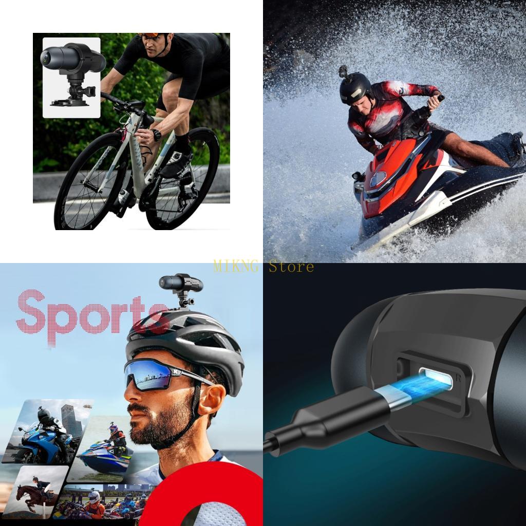 Action Camera 4K - Lightweight Helmet Mount Action Camera 4K