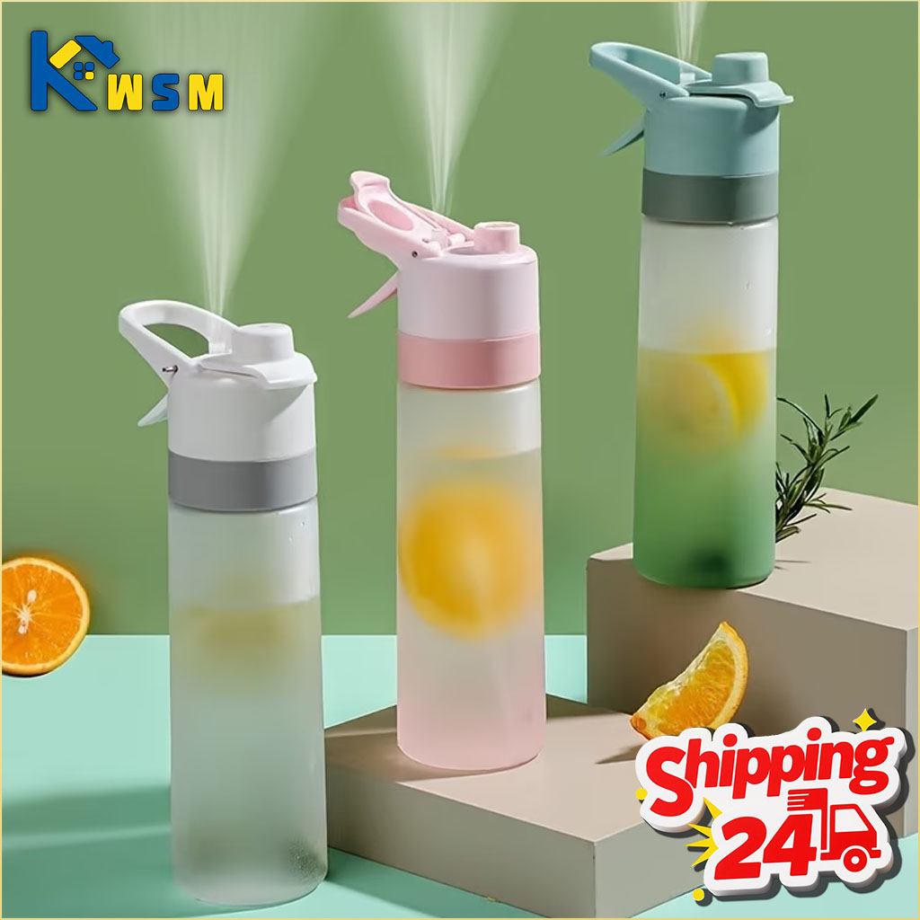 Smart Water Bottle Tracker - 1-4PCS Large Capacity Spray Water Bottle