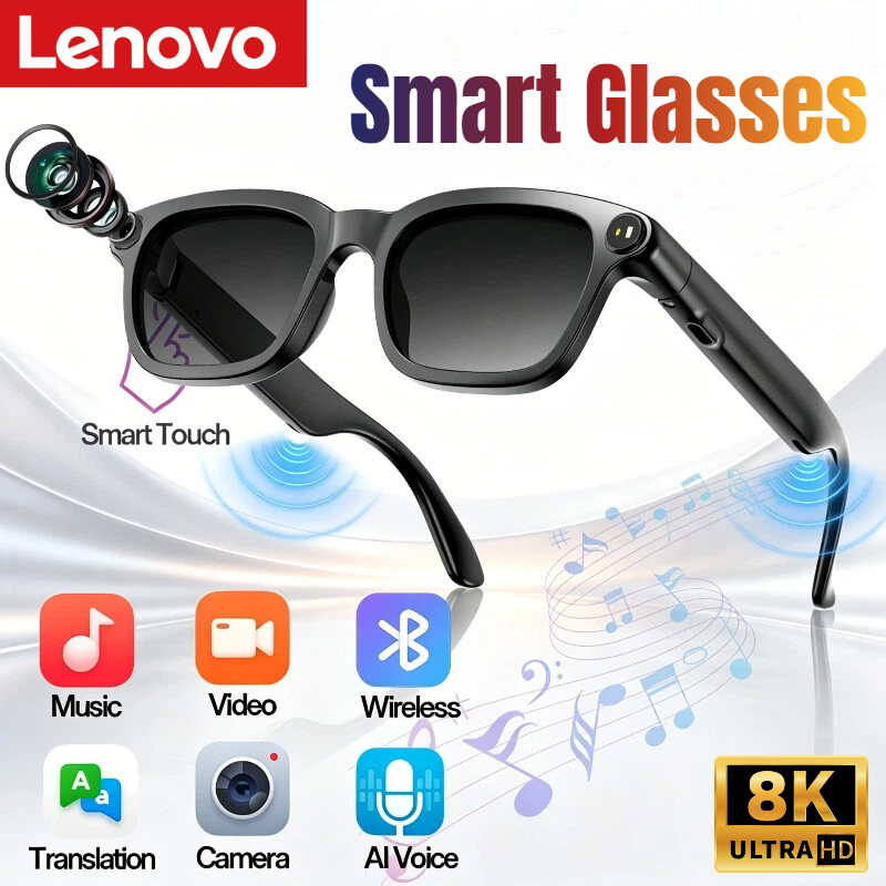 Smart Glasses Ar - Lenovo Smart Glasses AI Translation 8K