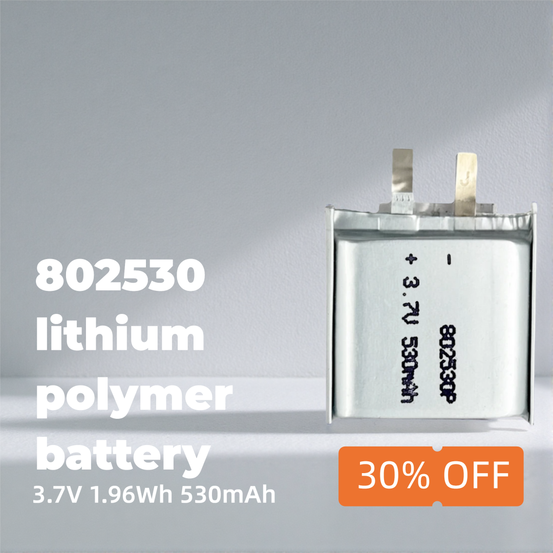 Electronics And Gadgets Ce - Lightweight 3.7V 530mAh Li-ion Battery 802530