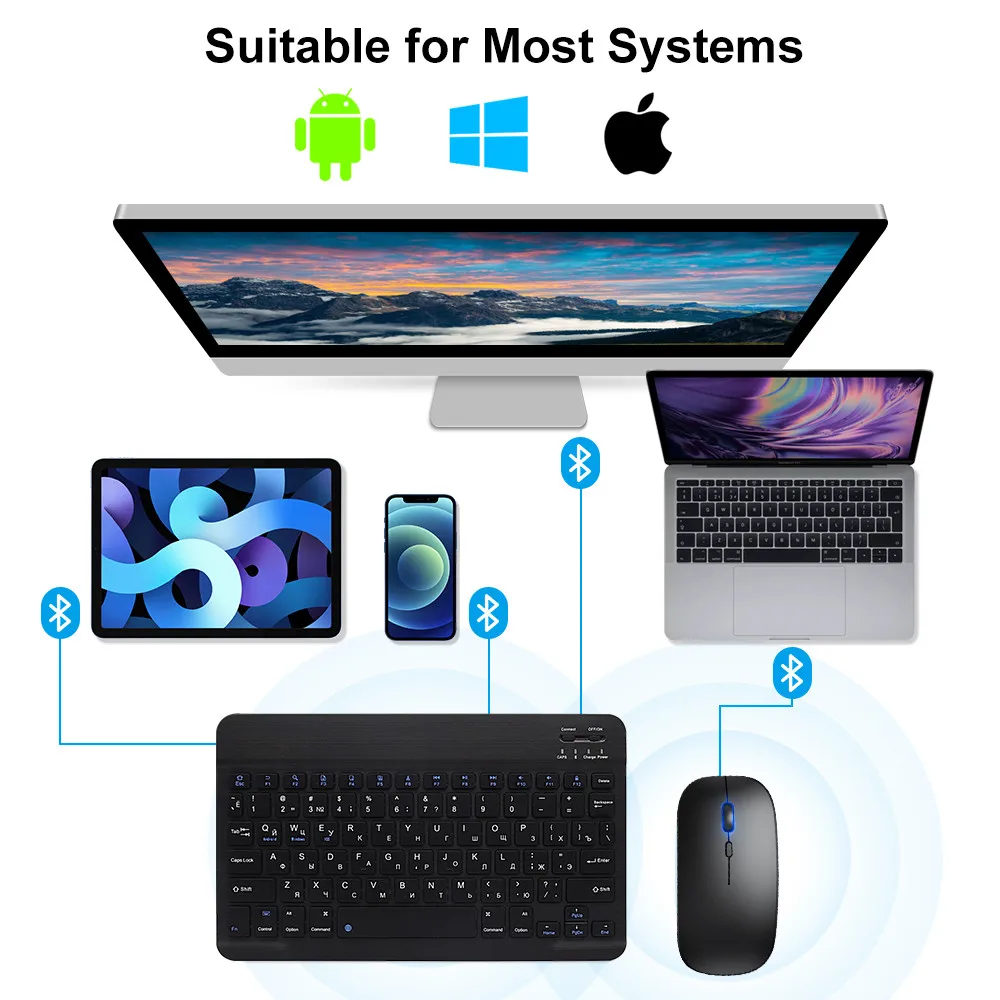 New 2025 Bluetooth Wireless Ke – Wireless Keyboard Mini Bewertung und Preis