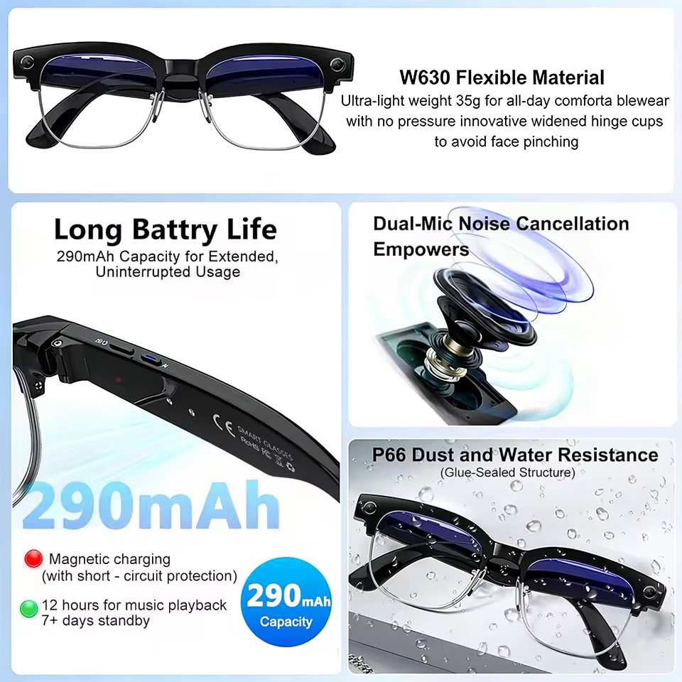 2026New 800W Pixel Camera Smar – Smart Glasses Ar Bewertung und Preis