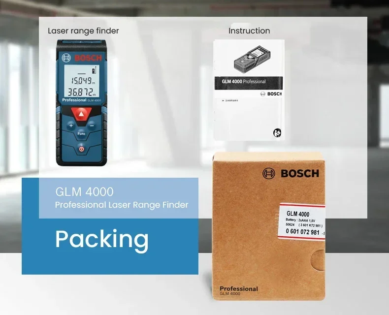 BOSCH GLM 4000 Laser Range Fin – Laser Distance Measure Bewertung und Preis