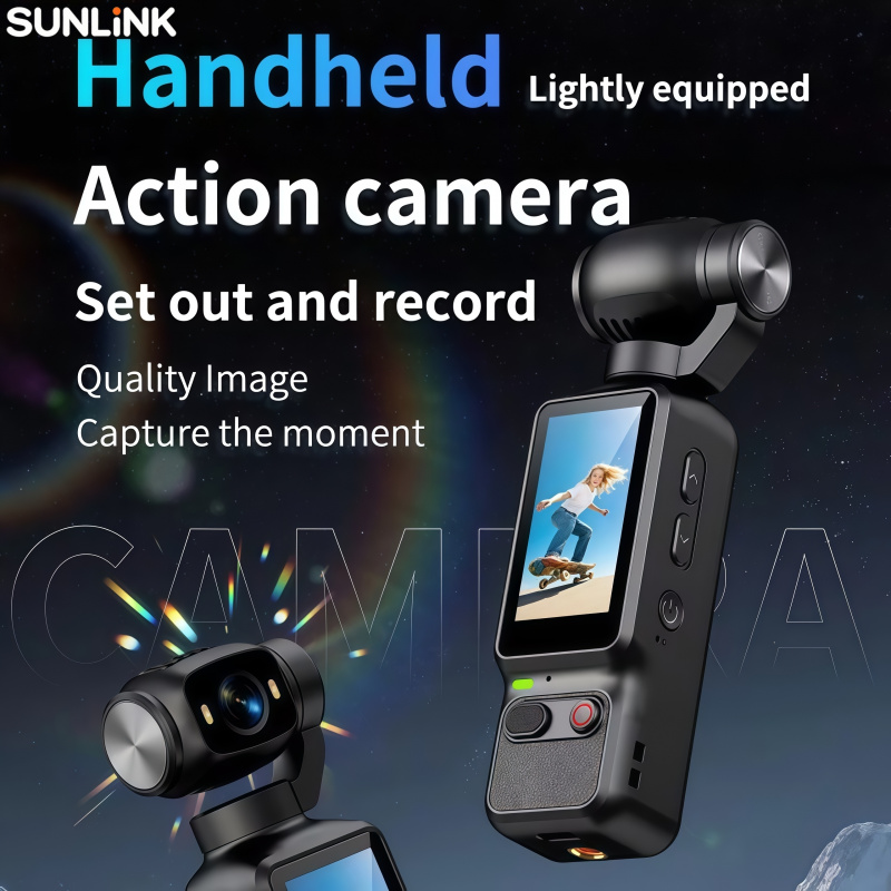 1pc Handheld Action Camera 4K  – Action Camera 4K Bewertung und Preis