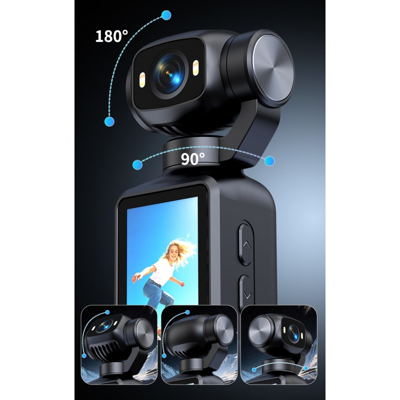1pc Handheld Action Camera 4K  – Action Camera 4K Bewertung und Preis