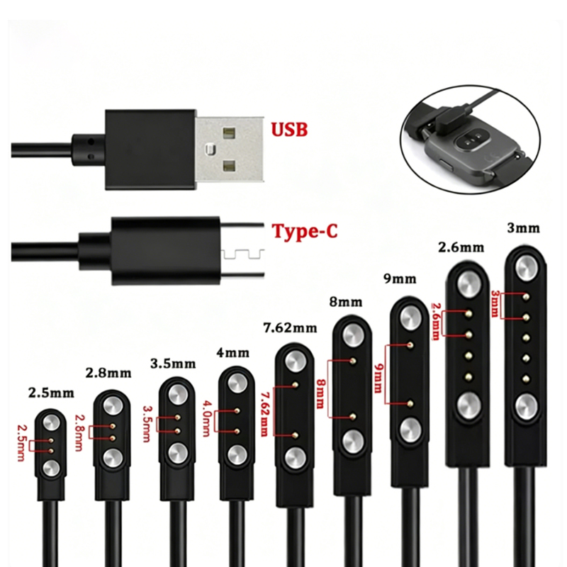 1PCS 2Pin 4Pin For Smartwatch  – Smart Watch Kids Bewertung und Preis