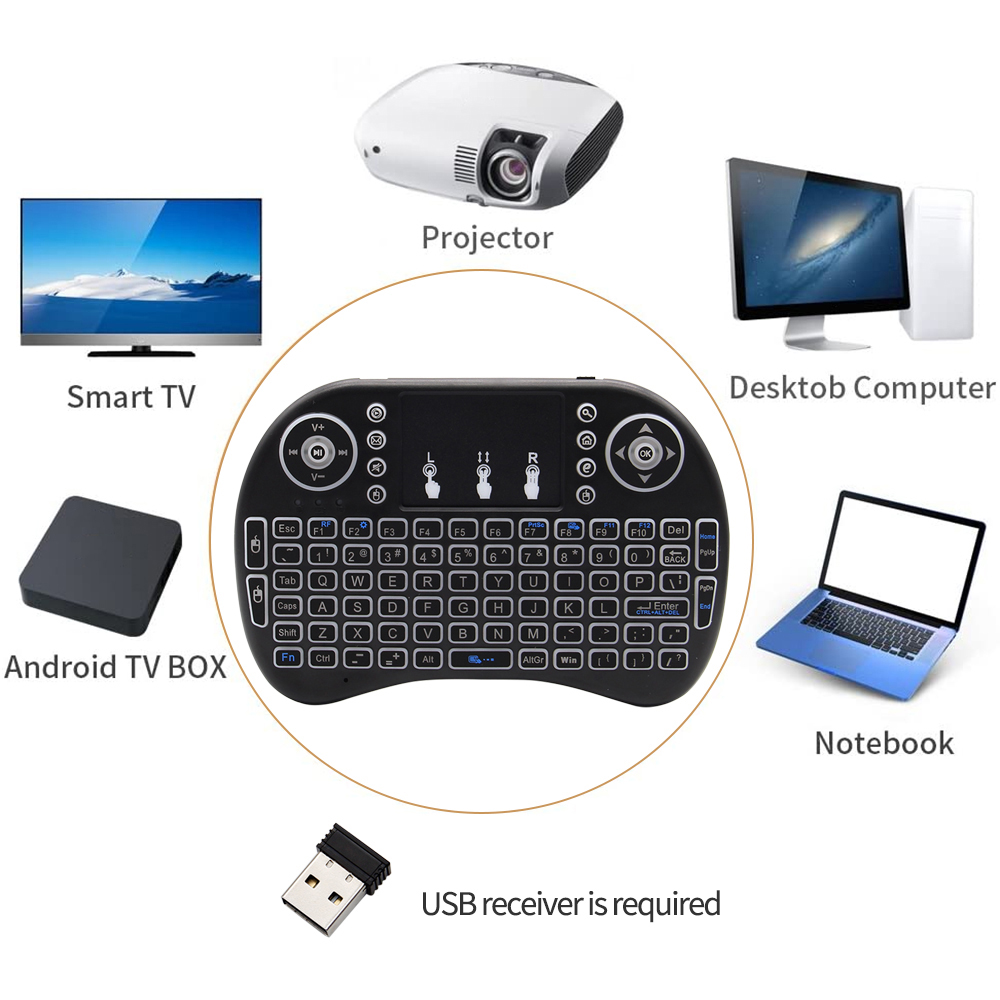 Backlit English Russian French – Wireless Keyboard Mini Bewertung und Preis