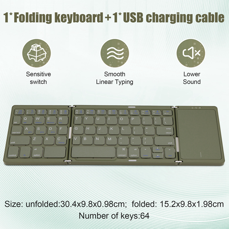 BO89T Bluetooth Wireless Foldi – Wireless Keyboard Mini Bewertung und Preis