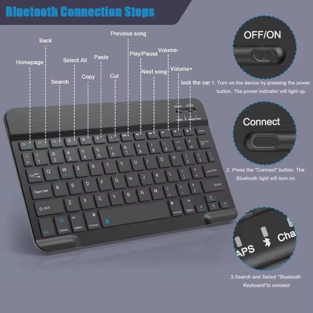 Bluetooth Wireless Keyboard Mo – Wireless Keyboard Mini Bewertung und Preis