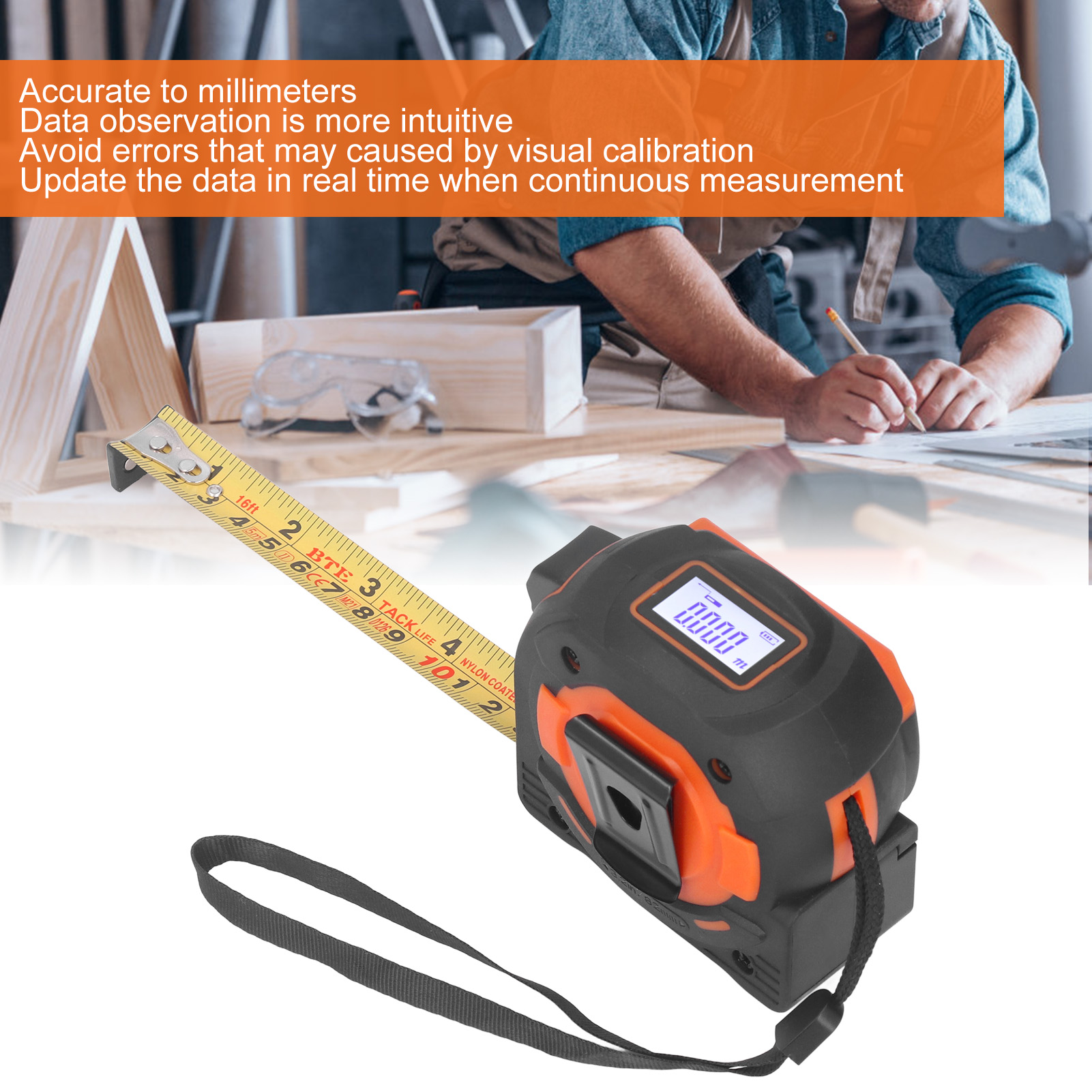 Laser Distance Tape Measure La – Laser Distance Measure Bewertung und Preis