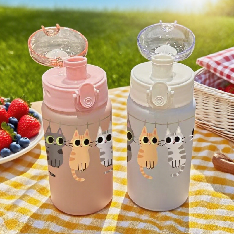 3D Printed 550ML Cute Cat Prin – Smart Water Bottle Tracker Bewertung und Preis