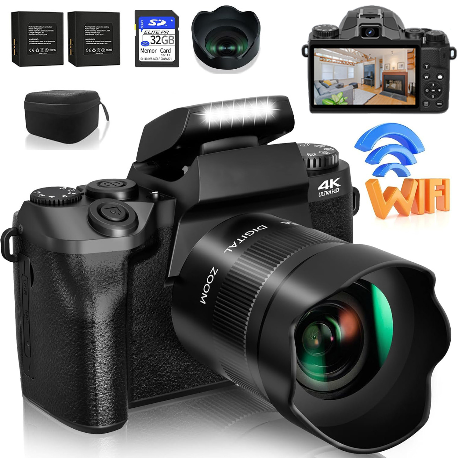 64MP Digital Camera SLR DSLR F – Action Camera 4K Bewertung und Preis