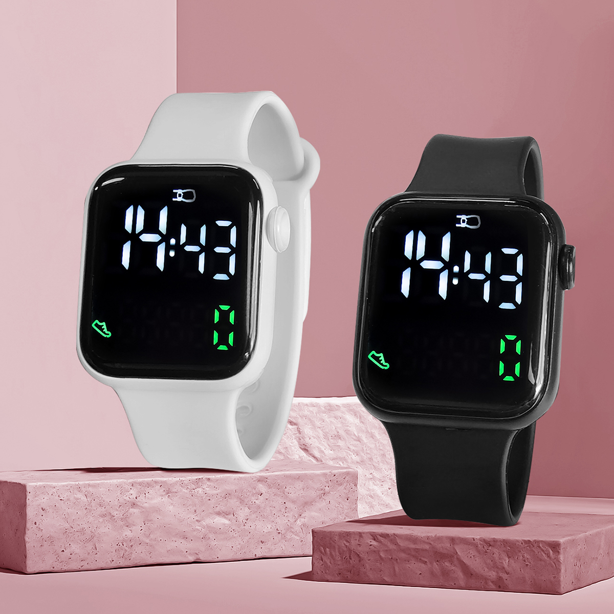 New 2PCS Student Minimalist Sm – Smart Watch Kids Bewertung und Preis
