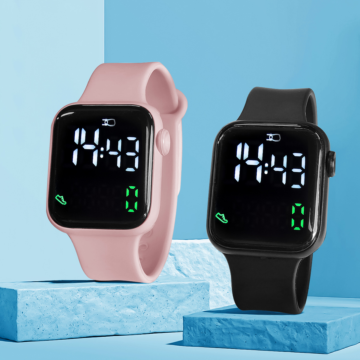 New 2PCS Student Minimalist Sm – Smart Watch Kids Bewertung und Preis