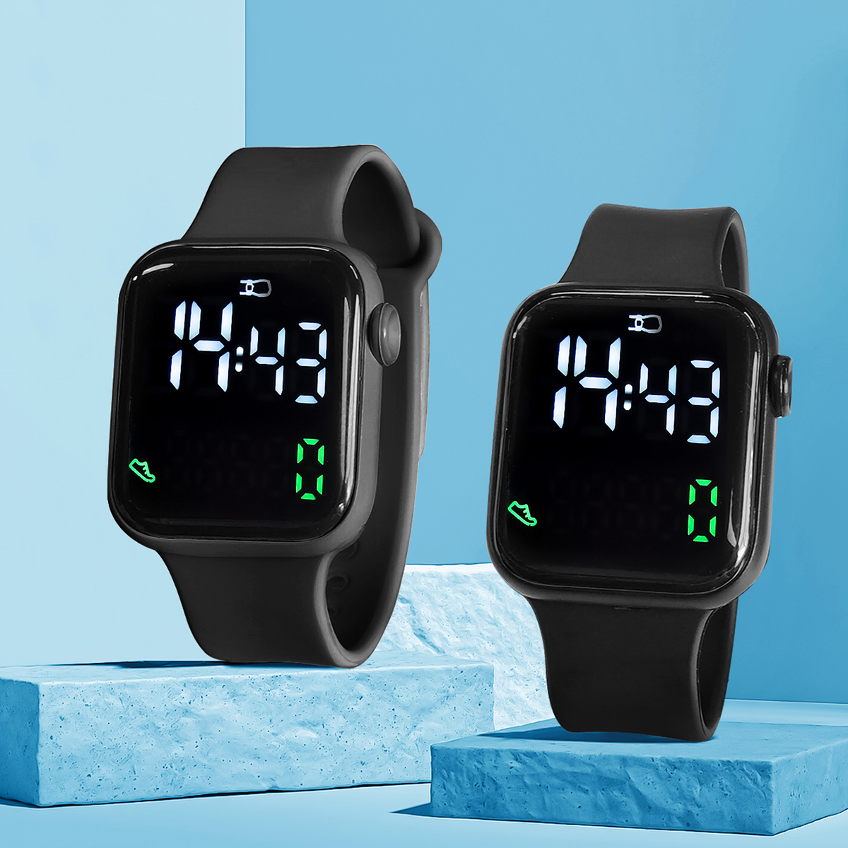 New 2PCS Student Minimalist Sm – Smart Watch Kids Bewertung und Preis