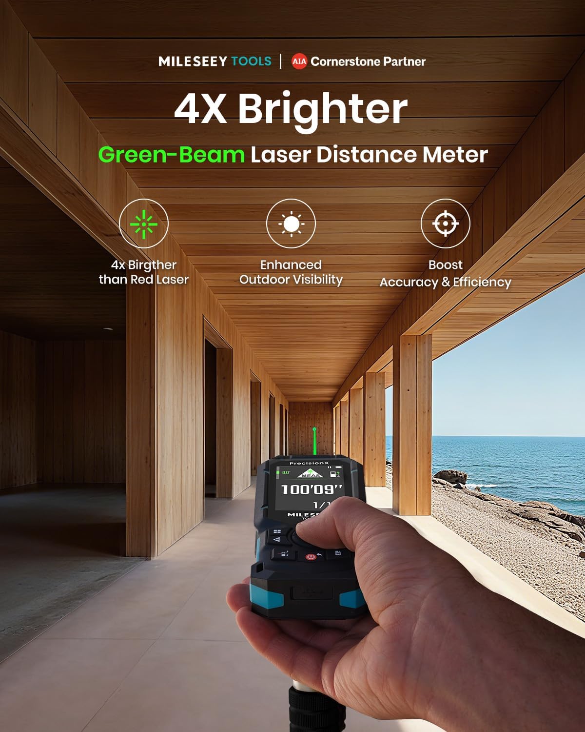 S50 Green-Beam Laser Distance  – Laser Distance Measure Bewertung und Preis